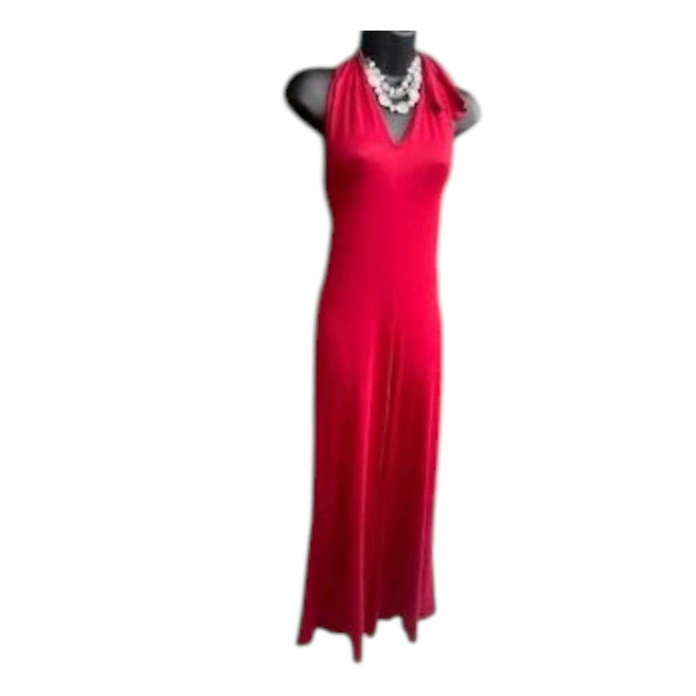 NEW ASA women's halter neck jumpsuit in red